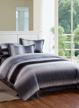 盛宇家纺 199 长绒棉贡缎 四维空间 微瑕有黄点