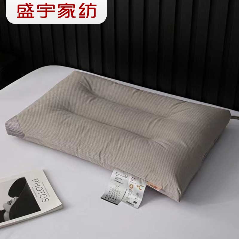盛宇家纺 2026春夏新品 温润亲肤可水洗枕芯 48*74cm/1000g 灰色图片