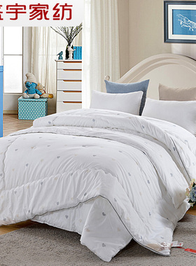 盛宇家纺 全棉亲肤二合一被芯加厚冬被秋冬保暖子母被整条拉链式