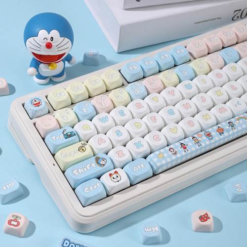 哆啦A梦MOA五面热升华PBT键帽