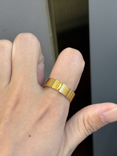 足金黄金太阳戒指送女友礼物