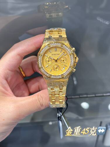 足金999宇珀黄金手表女表送女友礼物
