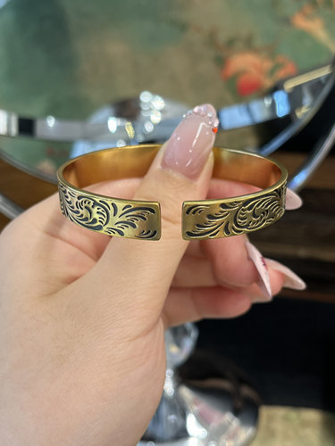 足金黄金黑金太阳手镯送女友礼物