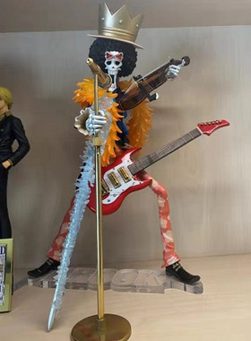 电镀骷髅吉他小提琴乐器模型