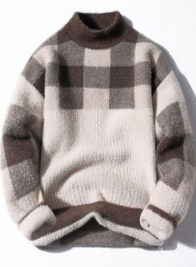 【新品】WE9110-P55 秋冬新款休闲毛衣男长袖针织衫 群文件7.28