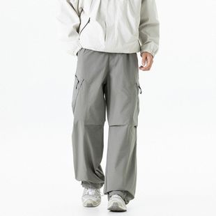 多口袋直筒潮流男装 2025秋季 裤 工装 2555 新款