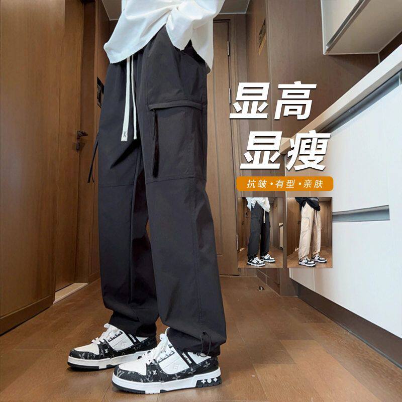 黑色休闲裤子男秋秋季高中初中学休闲裤