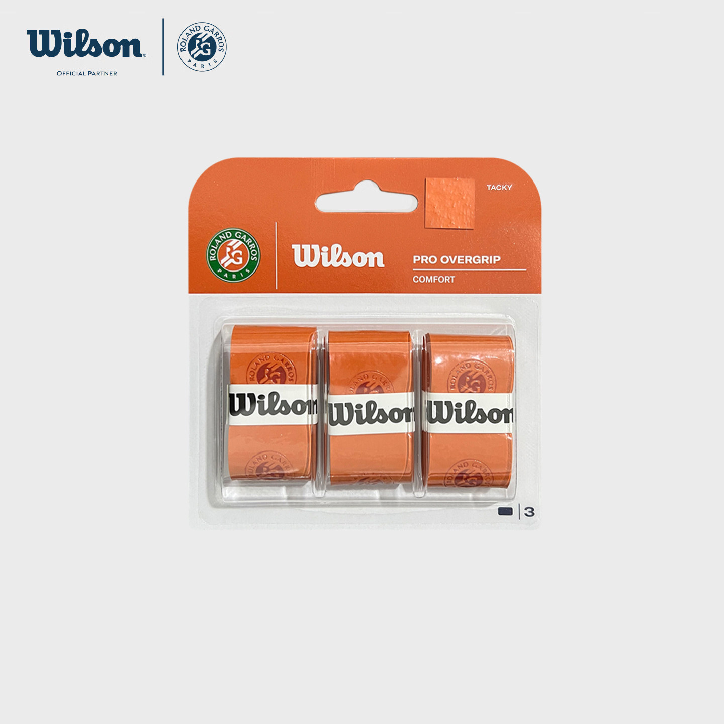 Wilson法网限定吸汗带3条装