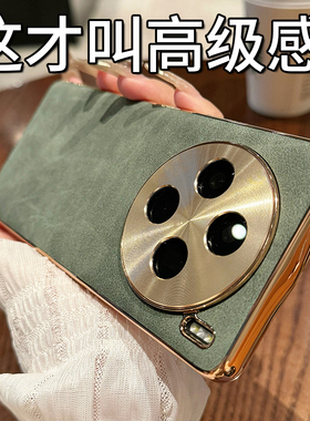 适用高级感小羊皮纹vivox100手机壳新款步步高X90pro+简约x80电镀全包镜头x200pro防摔x60保护套5g男女X100潮