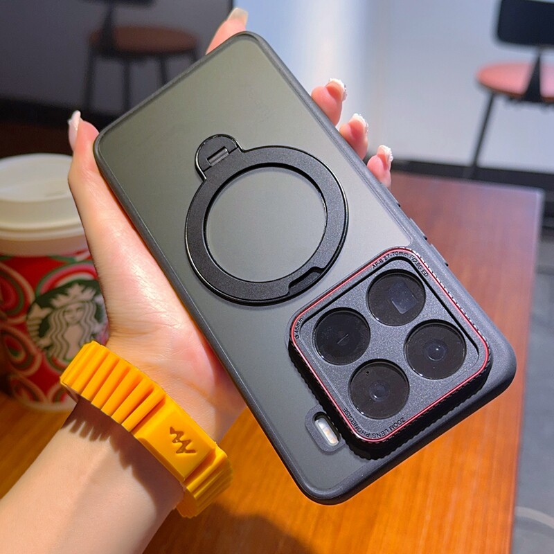 适用小米15手机壳新款小米15pro防摔保护套米15SPro带磁吸支架mi15透明磨砂15spro全包镜头15PRO简约商务男士