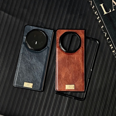 适用于荣耀magicv5手机壳新款皮纹质感超薄防摔全包手机壳magicv5高档奢华保护壳男女款荣耀v5简约商务壳