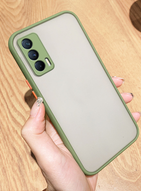 适用真我realmeV15手机壳V15锦鲤5G磨砂硅胶realme真我v11保护套realmev13全包防摔relamev男女软新款外壳超