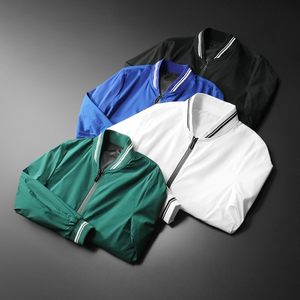 2026春季新款棒球领纯色夹克外套平铺图 8606 P120，男装夹克，电商D217