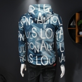 2026男装春季新款印花连帽夹克外套假模图9918P140，男装夹克，电商D217