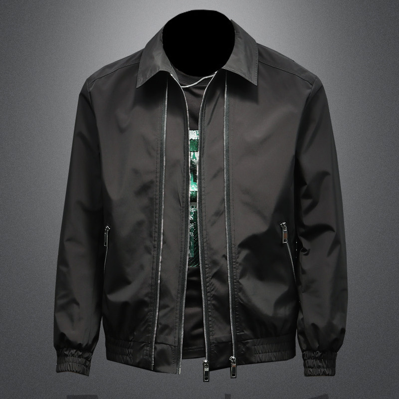 2026男装春季新款翻领夹克外套镂空图D2178985P170，男装夹克，电商D217