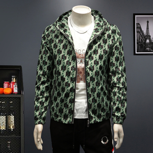 2024男装秋季新款连帽夹克外套 D217 88772 P140，男装夹克，电商D217