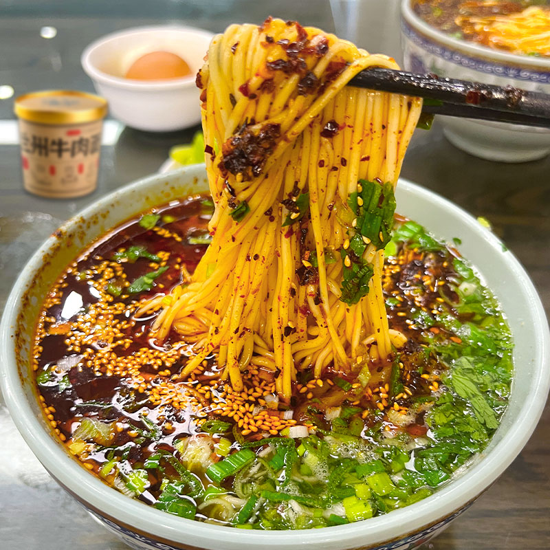 兰州牛肉面金城虎拉面