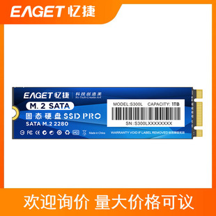512g固态 SSD M.2 忆捷EAGET 256g 1TB NGFF 128g S300L