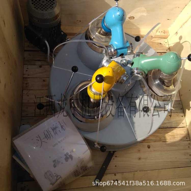 试验用XPxpm三头研磨机M实验智能选矿三头研磨机 玛瑙干式磨 室粉