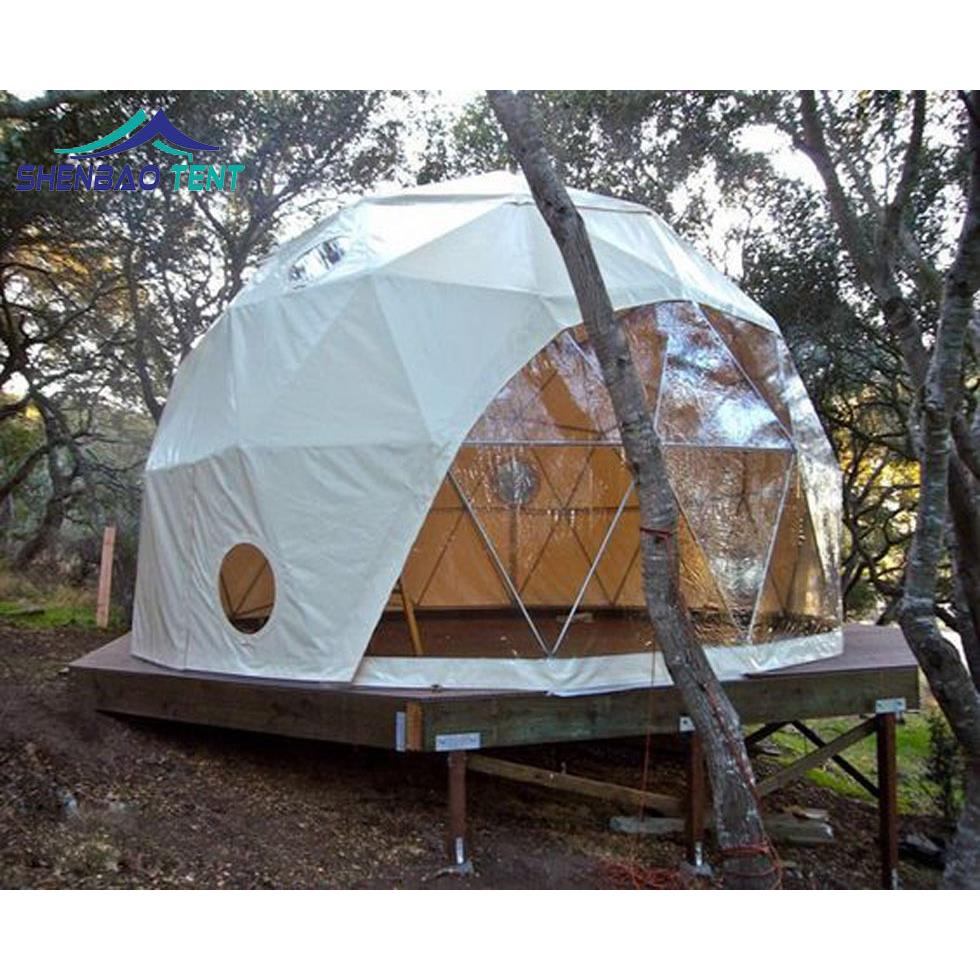 形家花园遮阳休致闲球形帐篷 造型别PVC半997透明自观景球篷房