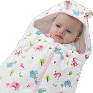 艾娜骑士 婴儿抱被包被 宝宝抱毯 披风抱被 外出抱被 秋冬加厚