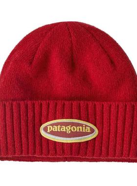 代购PATAGONIA Brodeo Beanie男士帽子保暖防寒冬季户外针织帽