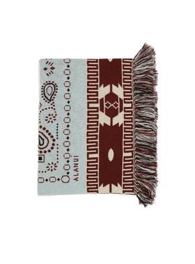 代购ALANUI女士围巾保暖防风羊毛流苏冬季户外披肩爆款民族