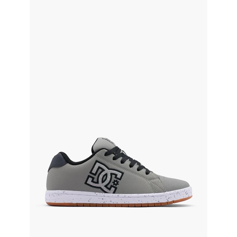 代购代购DC SHOES男士滑板鞋缓震耐磨透气防滑灰色系带轻便橡胶