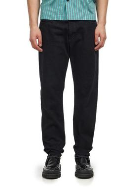 代购Edwin Kaihara男士牛仔裤耐用修身黑色重磅日常通勤男装原牛