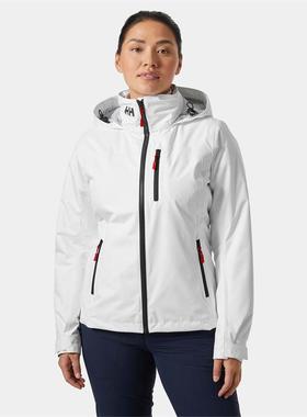 代购Helly Hansen Crew海丽汉森夹克女士户外连帽抓绒防水防风外