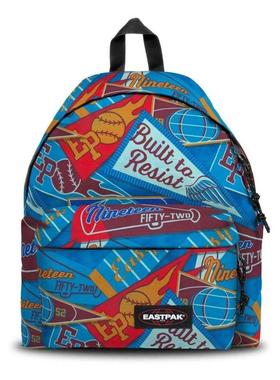 代购EASTPAK男士双肩包轻便携带多口袋设计耐磨耐用防泼水蓝色