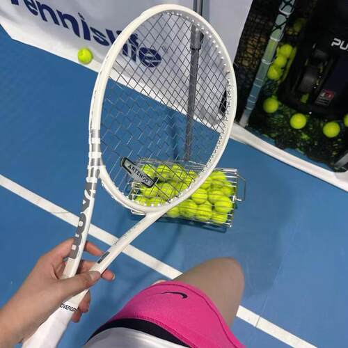 代购Wilson 威尔胜代购全白色官网限量定制正品专用比赛网球拍可