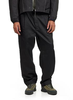 代购Goldwin男士休闲裤舒适保暖黑色直筒通勤休闲长裤百搭简约