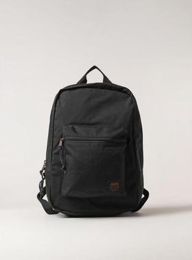 代购Filson男士双肩包大容量前袋拉链多口袋耐用黑色尼龙材质