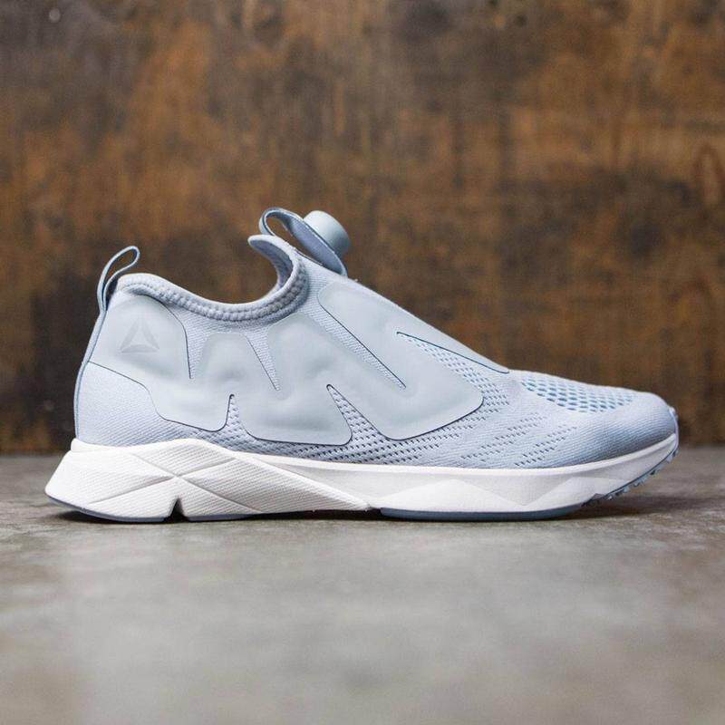 海外代购Reebok/锐步男士板鞋充气包裹透气网面低帮套脚休闲运动