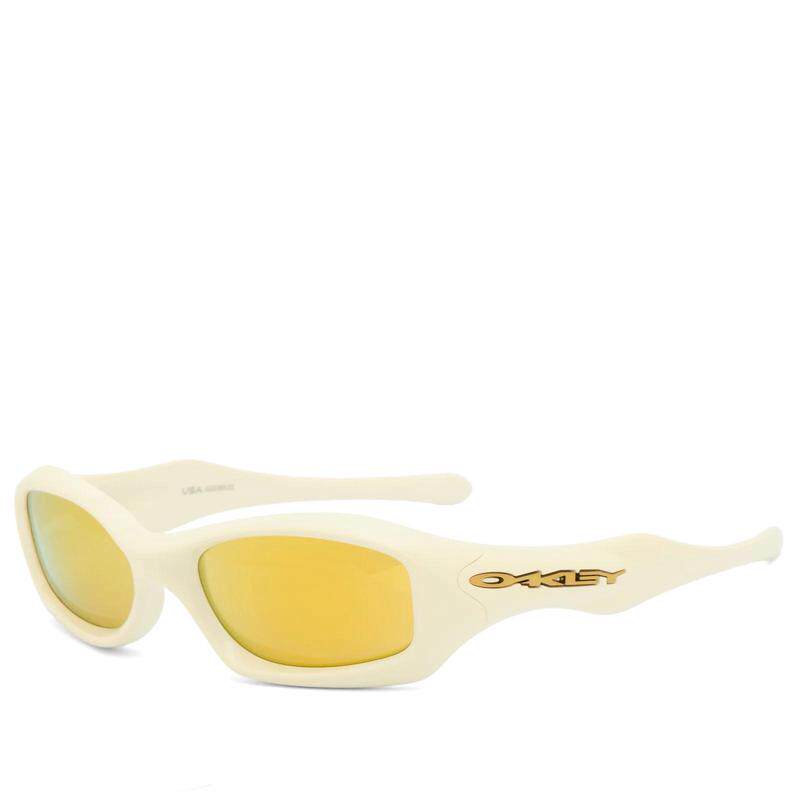 海外代购Oakley/欧克利女士太阳眼镜偏光防晒椭圆框米白框