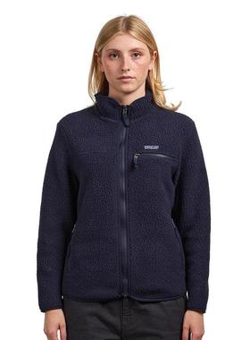 代购PATAGONIA女士抓绒衣保暖防风Fleece Jacken高领长袖