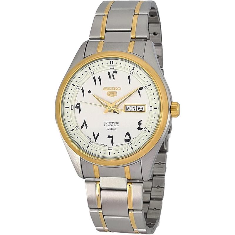 Seiko/精工自动机械白盘男款日韩简约商务防水腕表