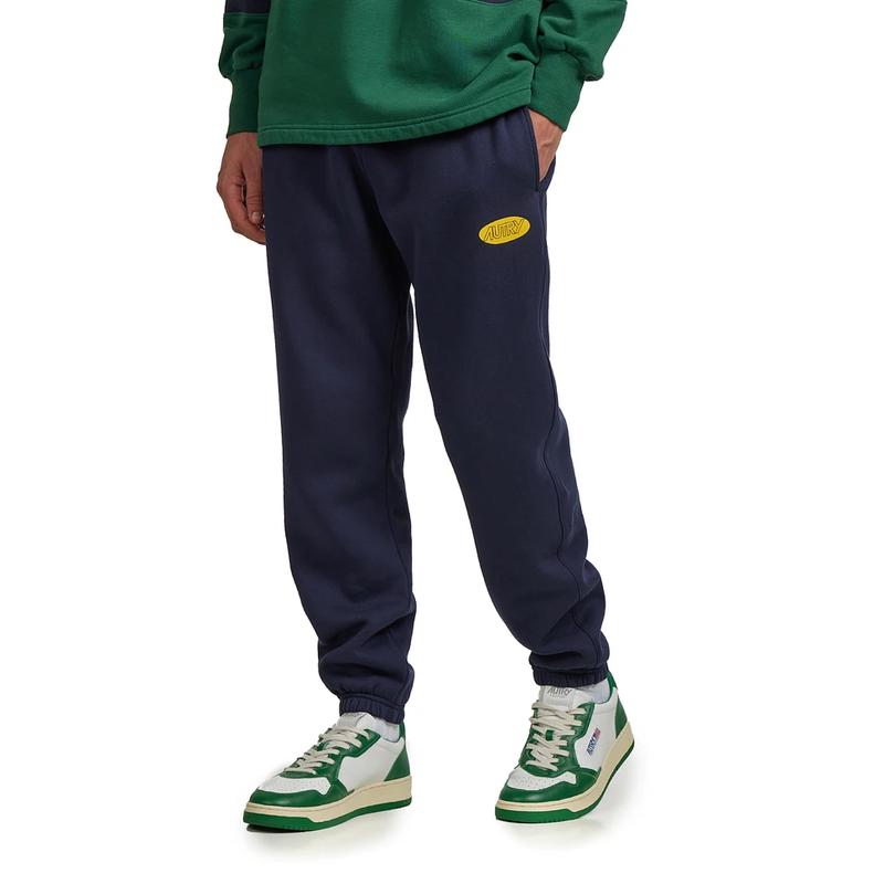 代购autry男士运动裤舒适宽松弹性腰头侧边口袋后袋设计深蓝色