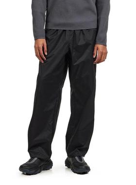 代购Goldwin男士休闲裤防风透气黑色轻量户外日常长裤百搭简约