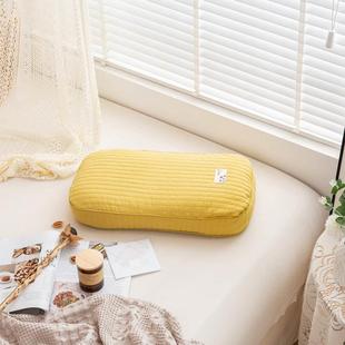 荞麦枕芯一对装 家用全填充艾草枕成人可调节枕头面包枕可拆洗薄款