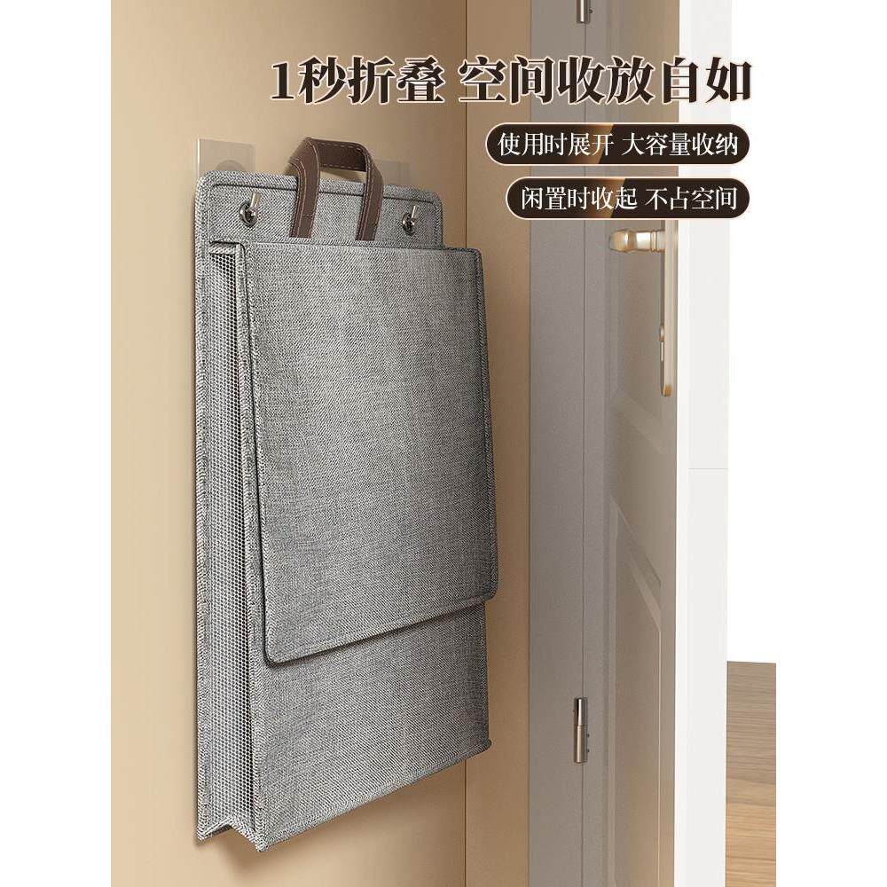 脏衣篓壁挂大容量脏衣服收纳筐化妆室洗澡放衣神器可折叠脏衣篮
