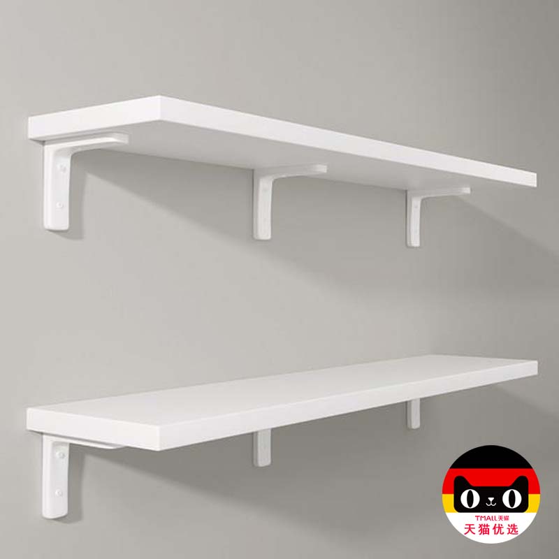 墙上置物架挂墙式实木书架墙柜壁柜隔板木板架子厨房墙面墙壁挂架