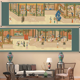 KS十字绣2025年新款 精华段 经典 收藏之作奢华巨幅人物汉宫春晓图