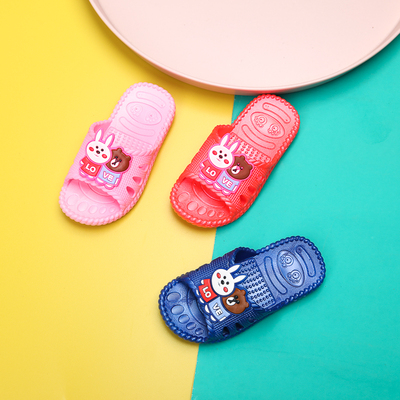 儿童小孩防滑软底洗澡凉拖鞋