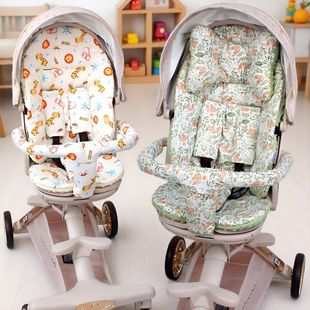 适用宝宝好V16plus婴儿推车保暖棉坐垫遛娃神器秋冬加厚坐垫通用