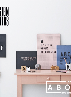 ▲ Aboo｜丹麦正品【DESIGN LETTERS】彩色牆壁留言板洞洞板现货