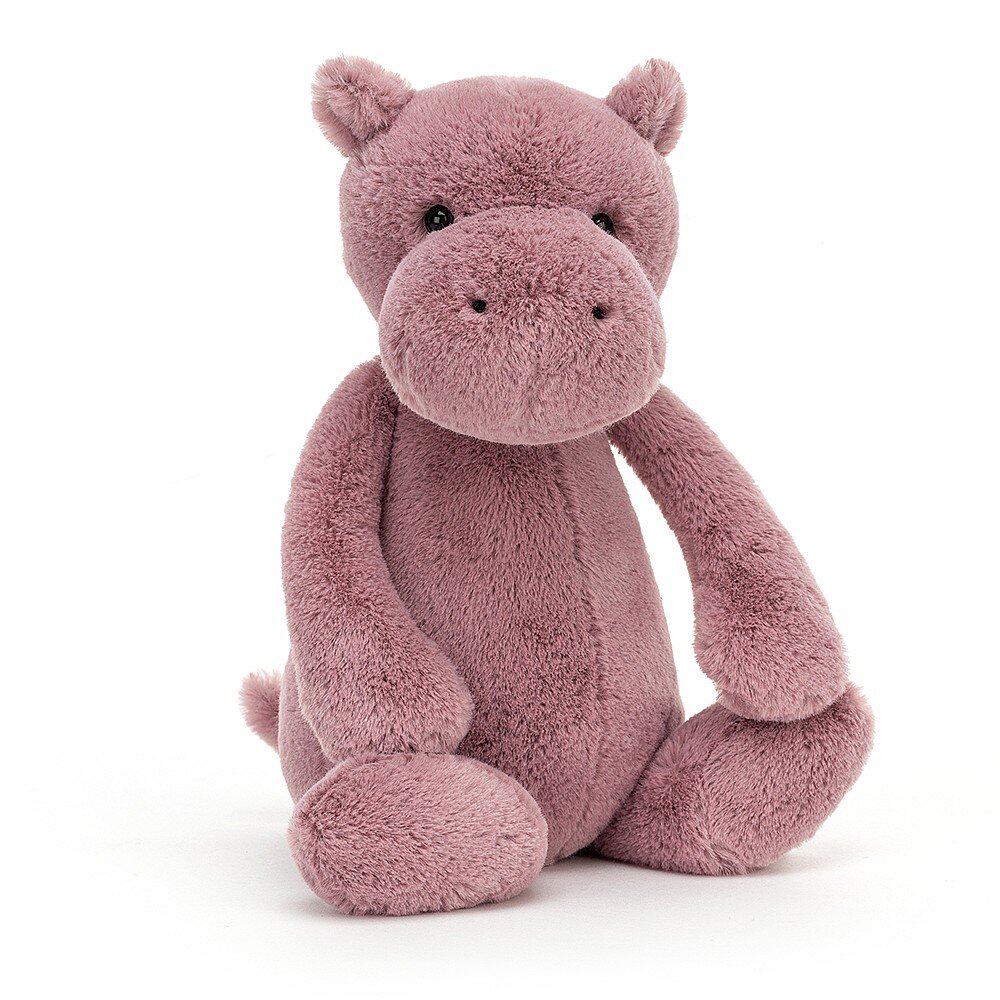 21新 英国jellycat bashful hippo害羞河马毛绒玩偶儿童安抚玩具