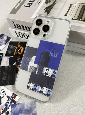 陶喆CD专辑封面小卡片装饰可放夹手机后面适用苹果16promax手机壳iPhone15透明14软壳华为oppo小米vivo