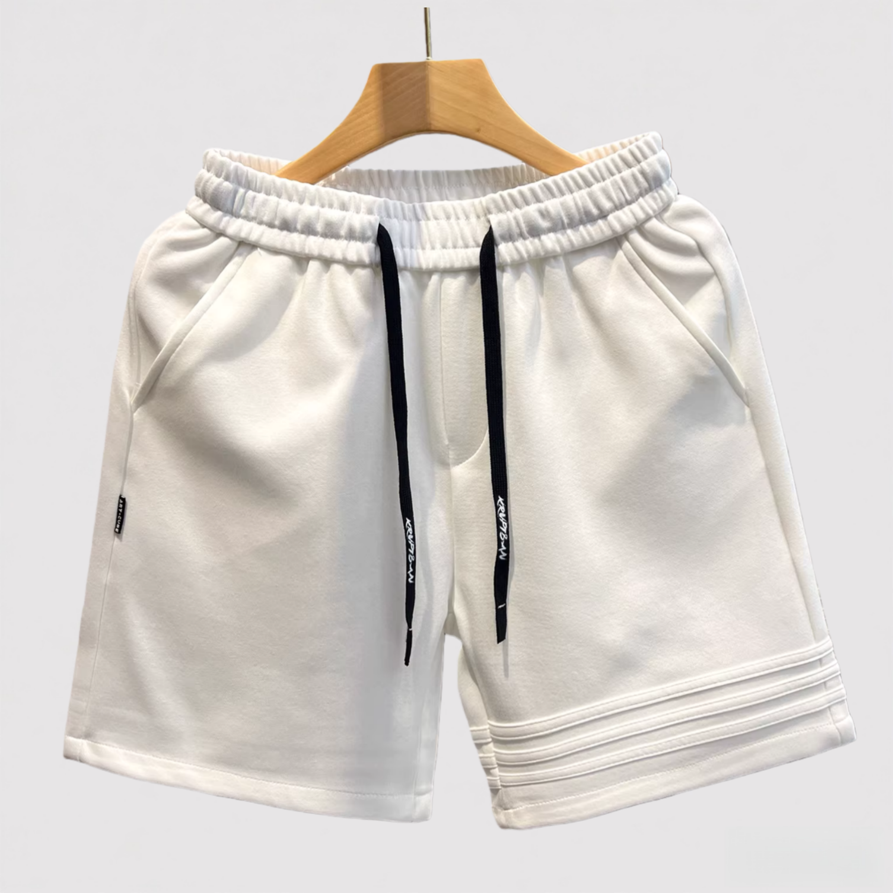 设计感高端重磅三条杠运动休闲短裤男美式复古卫裤夏季宽松五分裤,男装,短裤,淘宝优惠券,粉丝福利购,淘宝优惠卷